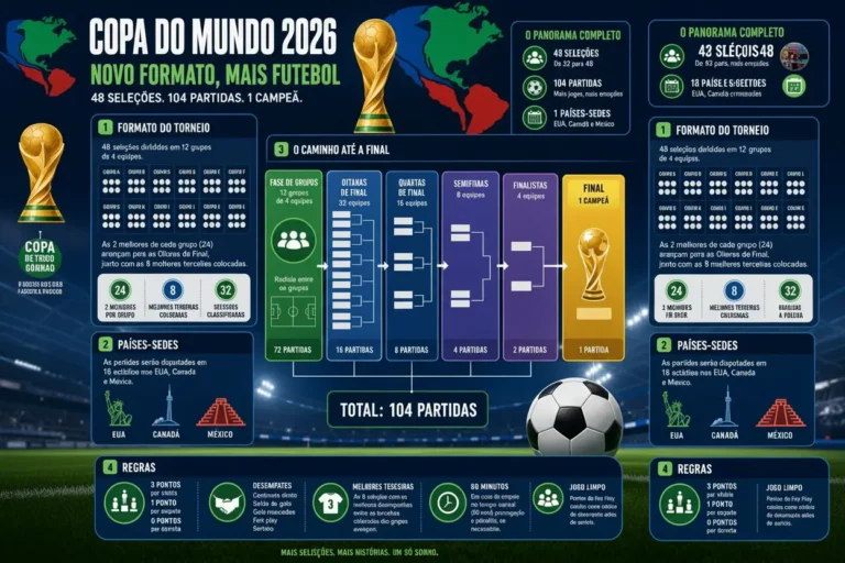 Copa 2026: Regras, Formato e Estrutura do Torneio